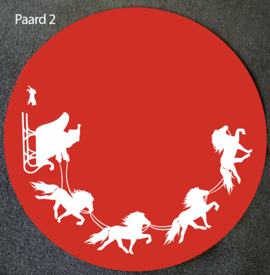 Kerstboom kleed rond