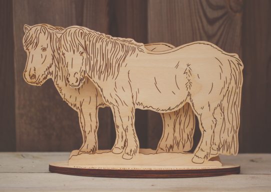 3D paarden